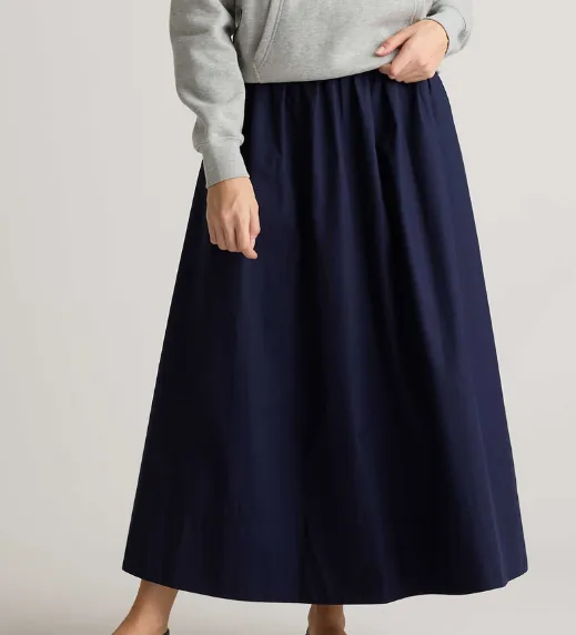 Quince Cotton Maxi Skirt